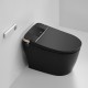 690x395x490mm One Piece Intelligent Electric Smart Toilet Automatic Instant Heating Matt Black